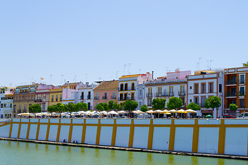Image showing Triana from the Guadalquivir