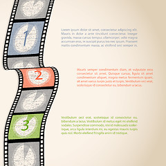 Image showing Film strip countdown infographic 