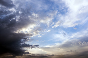 Image showing Sky with clouds