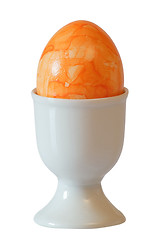 Image showing Orange easter egg