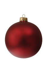 Image showing Red chrismas ball