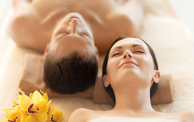 Image showing couple in spa