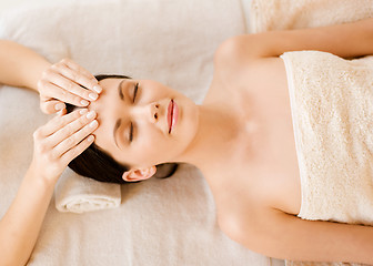 Image showing woman in spa