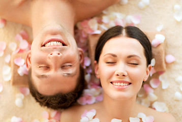 Image showing couple in spa