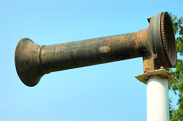 Image showing Antique Fog Horn