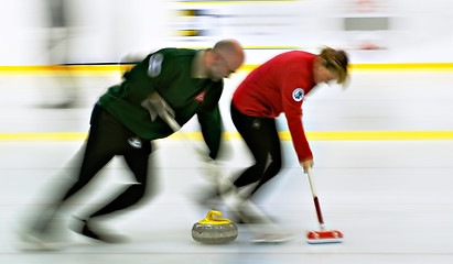 Image showing Curling