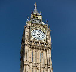 Image showing Big Ben great clock tower in London