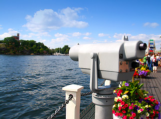 Image showing Coin telescope