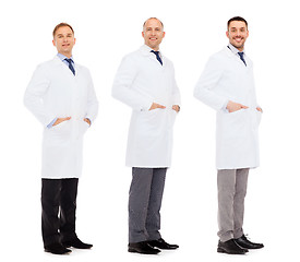 Image showing happy doctors in white coat