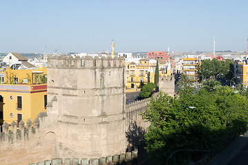 Image showing Roman walls in Seville