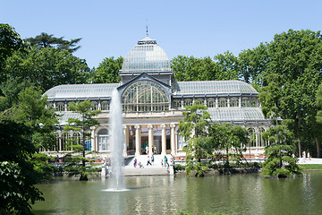 Image showing Crystal palace in Madrid