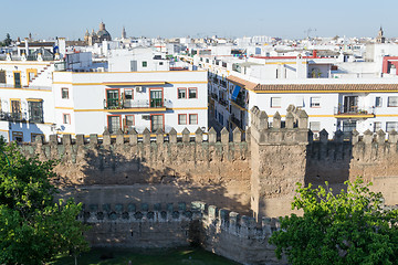 Image showing Seville roman walls