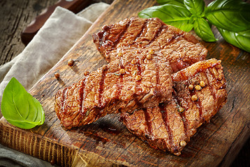 Image showing grilled beef steak