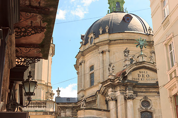 Image showing Dominican church in Lviv