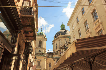 Image showing Dominican church in Lviv