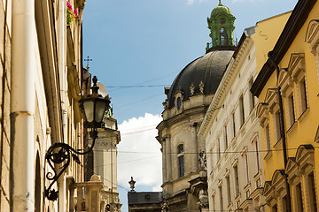 Image showing Old street in Lviv