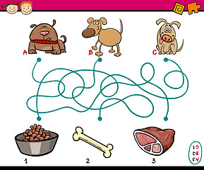 Image showing paths or maze game for children