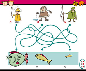 Image showing paths or maze education game