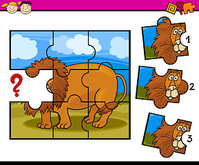 Image showing puzzle preschool cartoon game