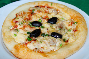 Image showing tasty appetizing pizza