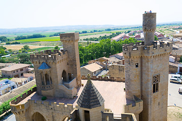 Image showing Observing Olite from the Castle