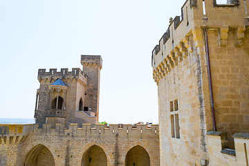 Image showing Top of Olite castle