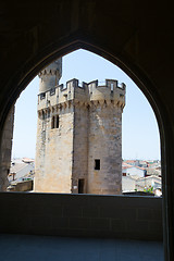 Image showing Balcony to the defences