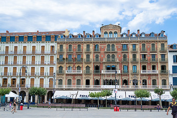 Image showing Plaza del Castillo in Pamplona