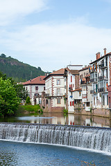 Image showing Elizondo by the baztan river