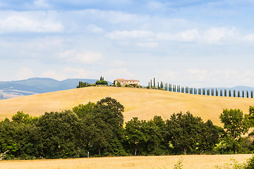 Image showing Countryside in Tuscany