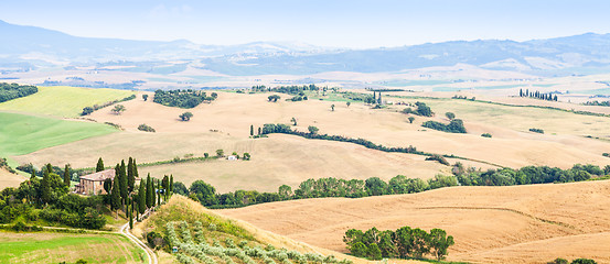 Image showing Countryside in Tuscany