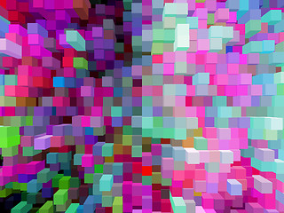 Image showing Background from strips of different colors