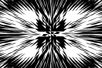 Image showing abstraction with black and white strips