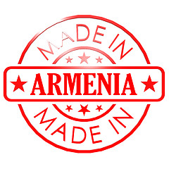 Image showing Made in Armenia red seal