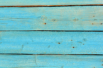 Image showing blue plank old textured background