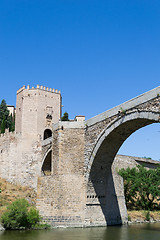 Image showing River under the Roman bridge