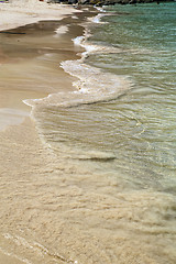 Image showing abstract foam in the  tao bay coastline   sea