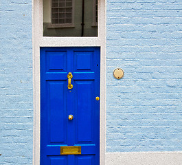 Image showing notting hill in london england olod suburban and antique wall do