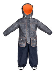 Image showing Childrens snowsuit fall