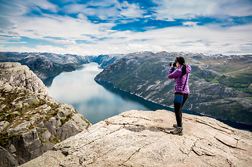 Image showing Nature photographer