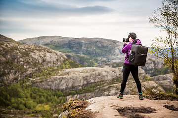 Image showing Nature photographer