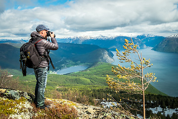 Image showing Nature photographer