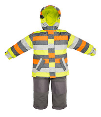 Image showing Childrens snowsuit fall