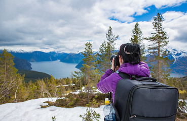 Image showing Nature photographer