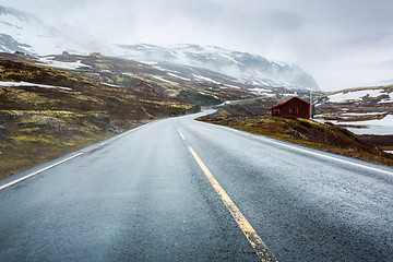 Image showing Mountain road in Norway.