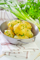 Image showing boiled potato