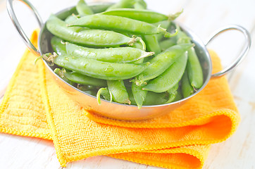 Image showing green peas