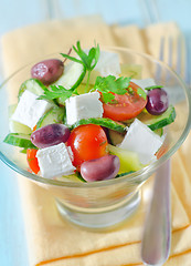 Image showing greek salad