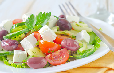 Image showing greek salad