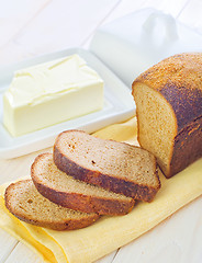 Image showing butter and bread